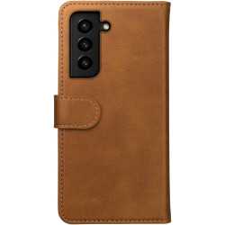 Rosso Element PU Θήκη Πορτοφόλι Samsung Galaxy S21 Plus 5G - Light Brown (8719246286087)