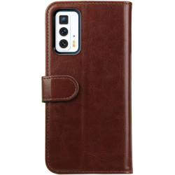 Rosso Element PU Θήκη Πορτοφόλι Motorola Edge 20 Pro - Brown (8719246331275)
