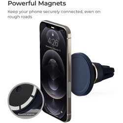 iOttie Velox Magnetic Car Mount Air Vent - Μαγνητική Βάση Κινητών MagSafe για Αεραγωγούς Αυτοκινήτου - 2 Έτη Εγγύηση (MGSFIO102)