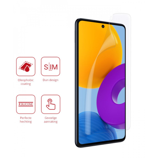Rosso Ultra Clear Screen Protector - Μεμβράνη Προστασίας Οθόνης - Samsung Galaxy M52 5G - 2 Τεμάχια (8719246342516)