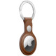 Rosso Element PU Θήκη / Μπρελόκ Apple AirTag 2 / 1 - Brown (8719246317675)