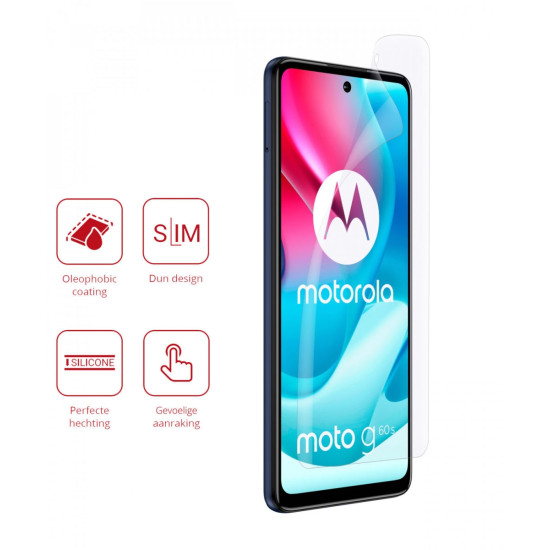 Rosso Ultra Clear Screen Protector - Μεμβράνη Προστασίας Οθόνης - Motorola Moto G60S - 2 Τεμάχια (8719246339844)