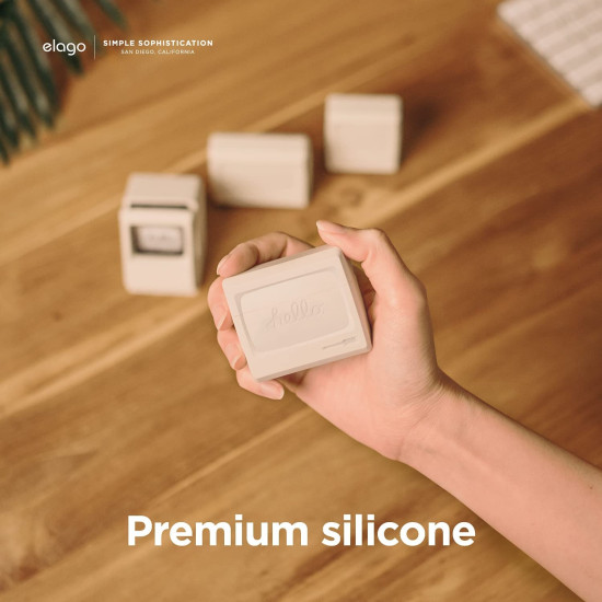 Elago AW3 Case - Ρετρό Θήκη Σιλικόνης για AirPods 3rd Gen - Classic White (EAP3AW3-CWH)