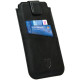 Rosso Deluxe Select Insert Case - Universal Δερμάτινη Θήκη για Smartphones / Κινητά - 14 x 7 cm - Black (8719246130120)