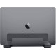 Macally Vertical Laptop Stand - Βάση από Μασίφ Ατσάλι για Macbook / Laptop 13" - 17" - Space Grey (VCSTAND)