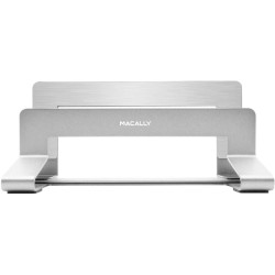 Macally Vertical Laptop Stand - Βάση από Μασίφ Ατσάλι για Macbook / Laptop 13" - 17" - Silver (VCSTANDA)