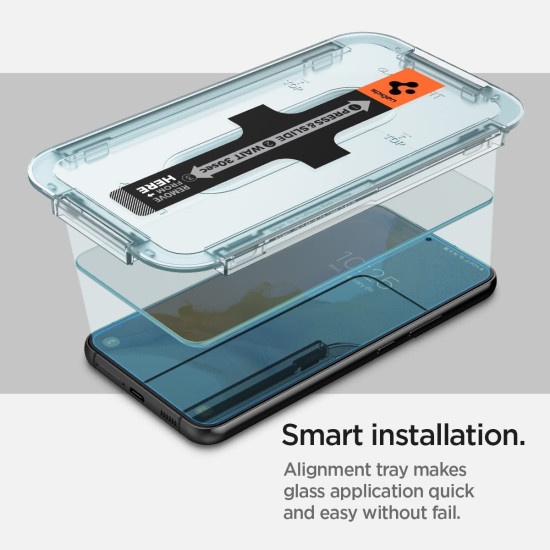 Spigen Tempered Glass GLAS.tR EZ Fit - Αντιχαρακτικό Γυαλί Οθόνης Samsung Galaxy S22 5G - 2 Τεμάχια (AGL04151)