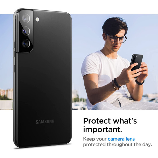 Spigen GLAS.tR OPTIK Camera Lens Protector - Samsung Galaxy S22 5G / S22 Plus 5G - 2 Τεμάχια - Black (AGL04146)