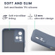 KWmobile Soft Slim Flexible Rubber Cover with Camera Protector - Θήκη Σιλικόνης Vivo Y21 με Πλαίσιο Κάμερας - Blue Grey (57577.12)