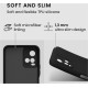 KWmobile Soft Slim Flexible Rubber Cover with Camera Protector - Θήκη Σιλικόνης Vivo Y21 με Πλαίσιο Κάμερας - Black Matte (57577.47)