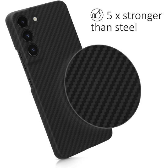 Kalibri Aramid Fiber Body - Σκληρή Θήκη Samsung Galaxy S22 5G - Black Matte (57635.47)