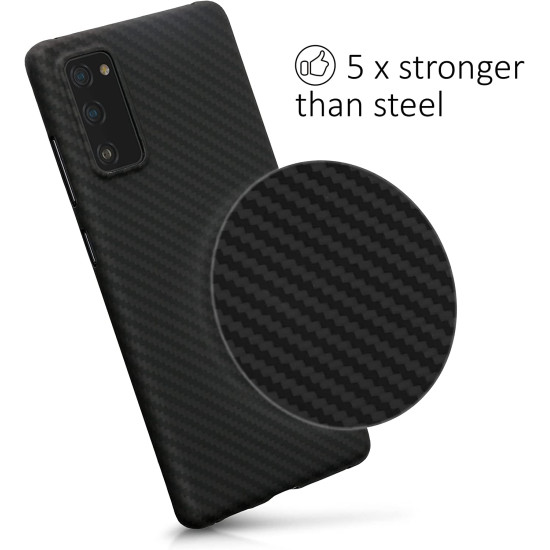Kalibri Aramid Fiber Body - Σκληρή Θήκη Samsung Galaxy S20 FE - Black Matte (57637.47)