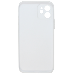 Vivid Θήκη Σιλικόνης Slim Apple iPhone 12 -Transparent / White (VISLIM139WT)