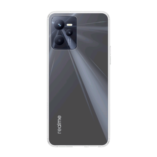 Vivid Set Gelly Case & Tempered Glass - Σετ Διάφανη Θήκη Σιλικόνης & Tempered Glass - Realme C35 - Transparent (VIGELLY232GLASSTN)