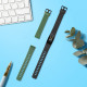 KW Λουράκι Σιλικόνης Realme Band 1 - 2 Τεμάχια - Black / Dark Green (58173.02)