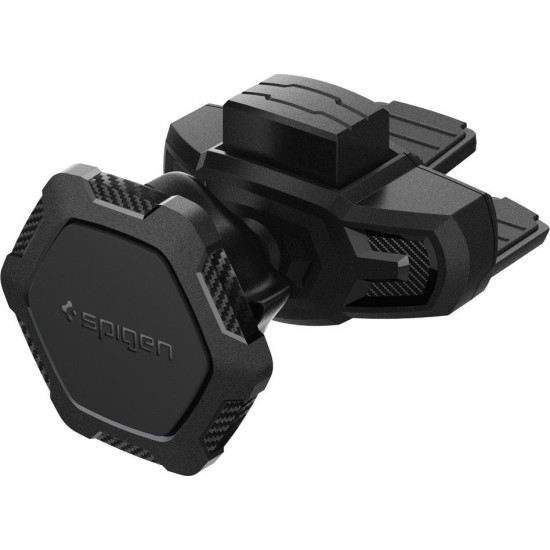 Spigen Kuel QS24 - Universal Μαγνητική Βάση Στήριξης Smartphone / Κινητών για CD Αυτοκινήτου - Black (000CG21944)