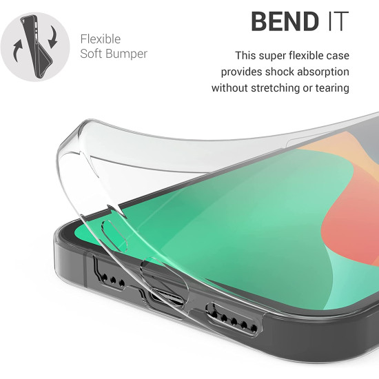 KWmobile Διάφανη Θήκη Σιλικόνης Full Body Apple iPhone 13 Pro - Transparent (58272.03)