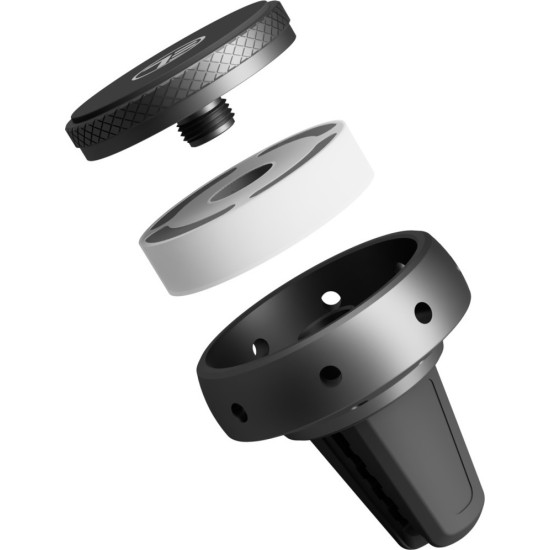 Tellur FreshDot Magnetic Holder - Μαγνητική Βάση Στήριξης Κινητών για Αεραγωγούς Αυτοκινήτου με Αρωματικό Αυτοκινήτου - Space Grey / Anti Tobacco (TLL171171)