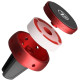 Tellur FreshDot Magnetic Holder - Μαγνητική Βάση Στήριξης Κινητών για Αεραγωγούς Αυτοκινήτου με Αρωματικό Αυτοκινήτου - Red / Bubble Gum (TLL171181)