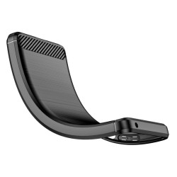 Tech-Protect Θήκη Σιλικόνης Carbon - Realme 9i - Black (9589046920691)