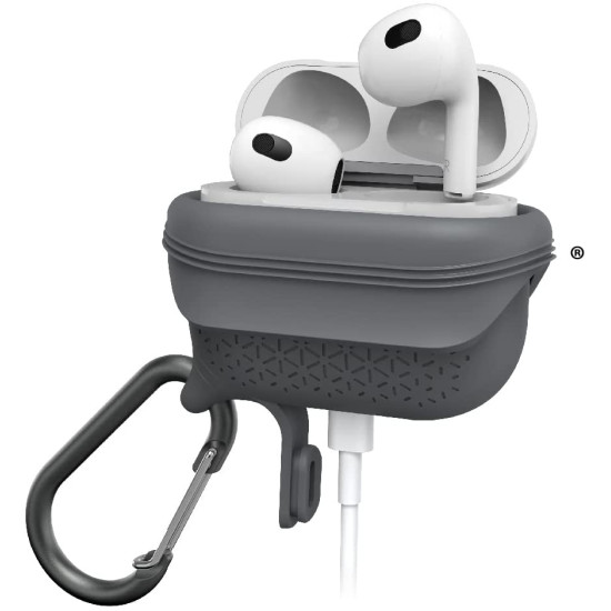 Catalyst Vibe Αδιάβροχη Θήκη - Apple AirPods 3rd Gen - IP67 - Battleship Gray (CATAPD3TEXGRY)