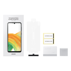 Official Samsung Tempered Glass - Αντιχαρακτικό Προστατευτικό Γυαλί Οθόνης Samsung Galaxy A33 5G - Transparent (ET-FA336TTEGWW)