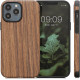 KWmobile Wood Optics - Θήκη Σιλικόνης Apple iPhone 13 Pro Max - Woodgrain Brown (58304.01)