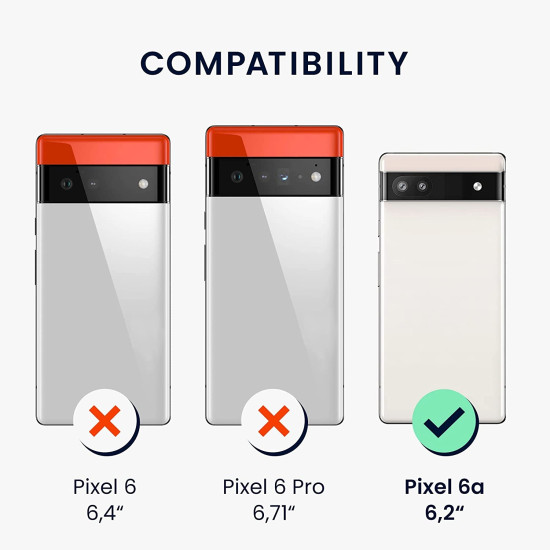 KWmobile Διάφανη Θήκη Σιλικόνης Google Pixel 6a - Transparent (58331.03)