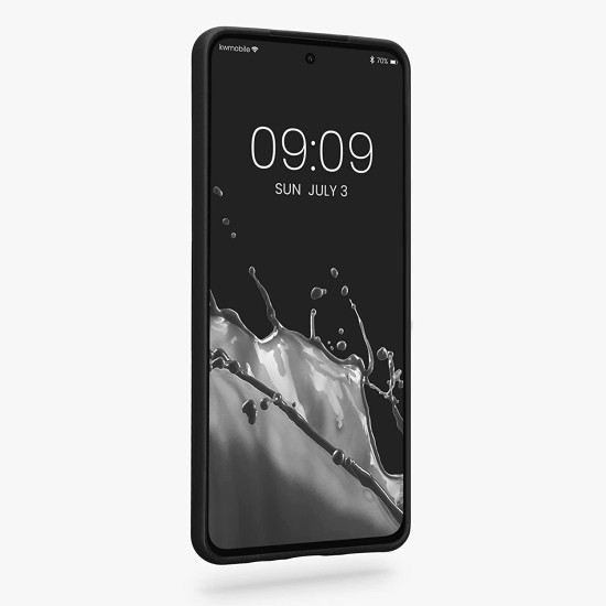 KWmobile Θήκη Σιλικόνης Motorola Moto G52 / G82 - Black Matte (58543.47)