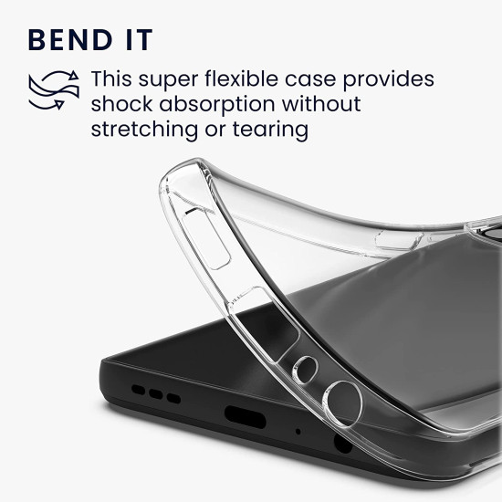 KWmobile Διάφανη Θήκη Σιλικόνης Motorola Moto G52 / G82 - Transparent (58544.03)