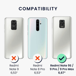 KWmobile Soft Slim Flexible Rubber Cover - Θήκη Σιλικόνης Xiaomi Redmi Note 9S / 9 Pro / 9 Pro Max - Blue Grey (56562.12)