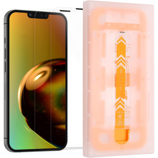 Kalibri Premium Tempered Glass - Full Screen Αντιχαρακτικό Προστατευτικό Γυαλί Οθόνης - Apple iPhone 13 / 13 Pro - Transparent - 2 Τεμάχια (58588.1)