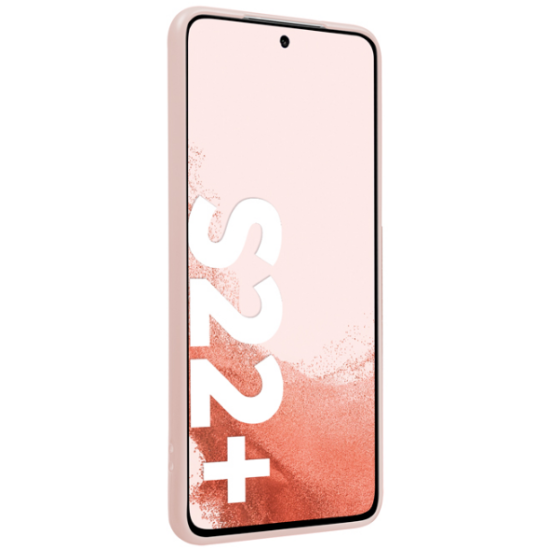 Crong Color Θήκη Premium Σιλικόνης Samsung Galaxy S22 Plus 5G - Pink (CRG-COLR-SGS22P-PNK)