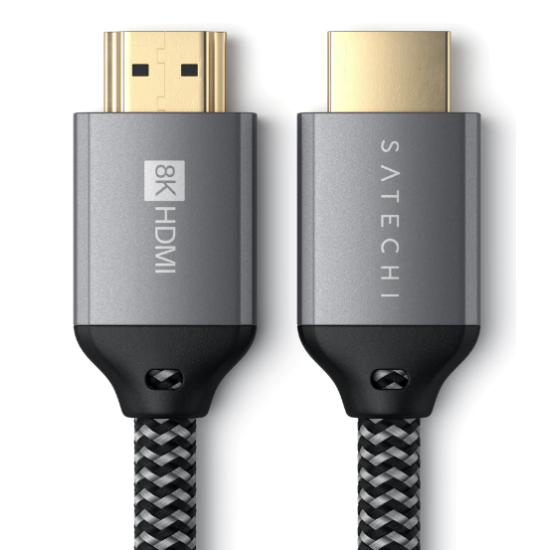 Satechi 8K Ultra High Speed HDMI - Καλώδιο HDMI 4K 120Hz (male) σε HDMI 8K 60Hz (male) - 200cm (ST-8KHC2MM)