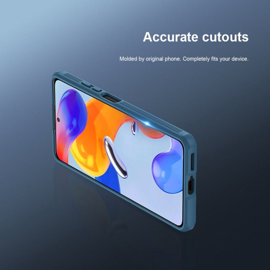 Nillkin CamShield Pro - Σκληρή Θήκη με Κάλυμμα για την Κάμερα - Xiaomi Redmi Note 11 Pro / Redmi Note 12 Pro 4G - Blue (6902048243873)