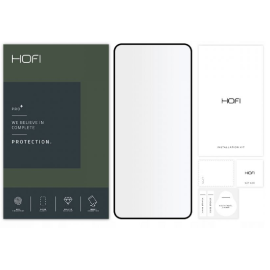 Hofi Premium Pro+ Tempered Glass - Fullface Αντιχαρακτικό Γυαλί Οθόνης - Realme GT Neo 3 - Black (9589046921773)