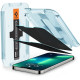 Spigen Privacy Tempered Glass GLAS.tR EZ Fit - Αντιχαρακτικό Γυαλί Προστασίας Απορρήτου Οθόνης Apple iPhone 16e / 14 / 13 / 13 Pro - 2 Τεμάχια (AGL03388)