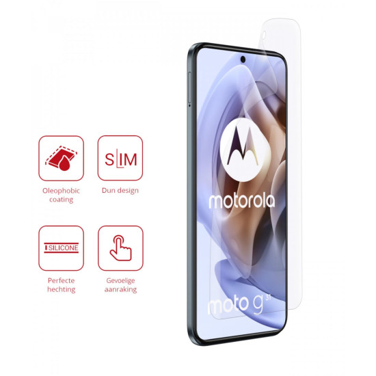 Rosso Ultra Clear Screen Protector - Μεμβράνη Προστασίας Οθόνης - Motorola Moto G41 / G31 - 2 Τεμάχια (8719246353444)