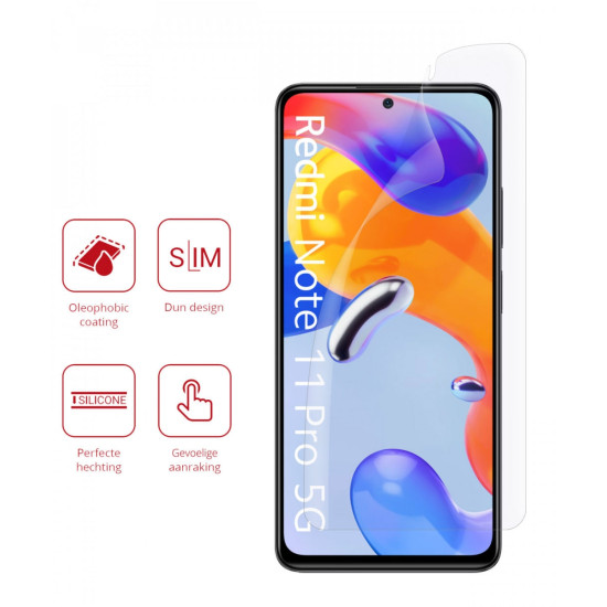Rosso Ultra Clear Screen Protector - Μεμβράνη Προστασίας Οθόνης - Xiaomi Redmi Note 11 Pro - 2 Τεμάχια (8719246353437)