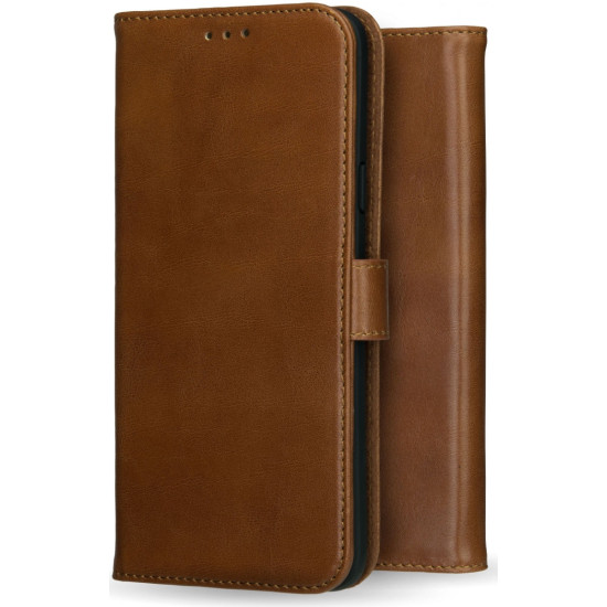 Rosso Deluxe Δερμάτινη Θήκη Πορτοφόλι OnePlus Nord N20 5G - Brown (8719246343612)