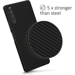 Kalibri Aramid Fiber Body - Σκληρή Θήκη Sony Xperia 10 IV - Black Matte (58840.47)