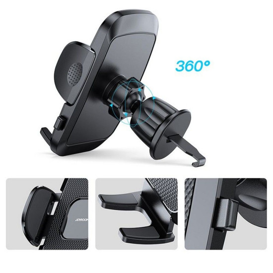 Joyroom Mechanical Car Holder JR-ZS259 - Βάση Στήριξης Κινητών 4.7" - 6.7" για Αεραγωγούς Αυτοκινήτων με Ρυθμιζόμενο Βραχίονα - Black (6941237136268)