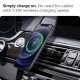 Spigen ITS12W OneTap Pro Wireless Magnetic Car Charger - Βάση Ασύρματης Φόρτισης MagSafe για Αεραγωγούς Αυτοκινήτου - 7.5W - Black (ACP02615)