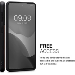 Kalibri Σκληρή Δερμάτινη Θήκη με TPU Bumper - Samsung Galaxy S21 5G - Orange (58858.29)