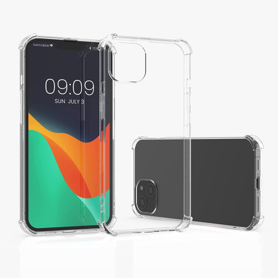 KWmobile Διάφανη Θήκη Σιλικόνης με TPU Bumper Apple iPhone 14 Plus - Transparent (59129.03)