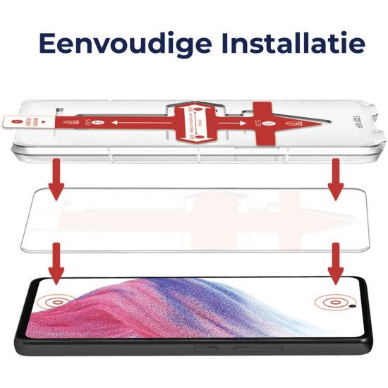 Rosso Tempered Glass - Αντιχαρακτικό Προστατευτικό Γυαλί Οθόνης Samsung Galaxy A53 5G (8719246355608)