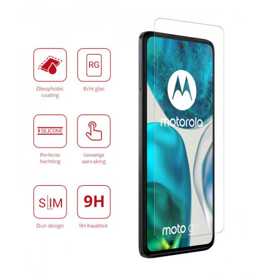 Rosso Tempered Glass - Αντιχαρακτικό Προστατευτικό Γυαλί Οθόνης Motorola Moto G52 - Clear (8719246360824)