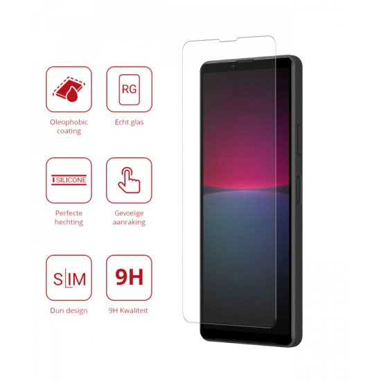 Rosso Tempered Glass - Αντιχαρακτικό Προστατευτικό Γυαλί Οθόνης Sony Xperia 10 IV - Clear (8719246360817)