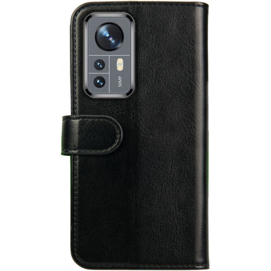 Rosso Element PU Θήκη Πορτοφόλι Xiaomi 12 Pro 5G - Black (8719246358388)