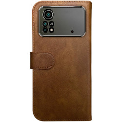 Rosso Element PU Θήκη Πορτοφόλι Xiaomi Poco X4 Pro 5G - Brown (8719246358418)